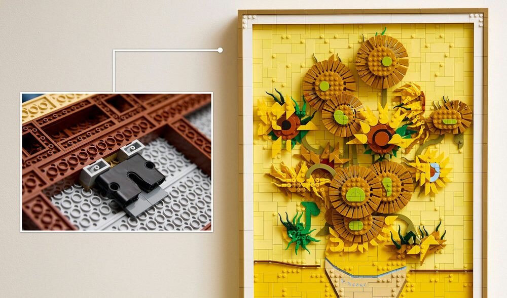 LEGO 31215 Art Słoneczniki Vincent van Gogh 16 słoneczników  wieszak