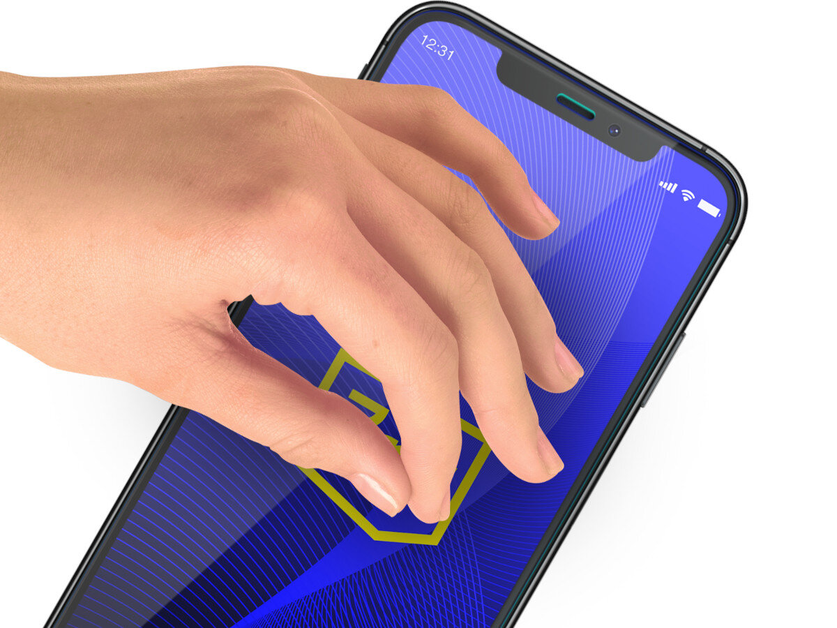 Szkło hybrydowe 3MK Flexible Glass czułość dotyk poślizg