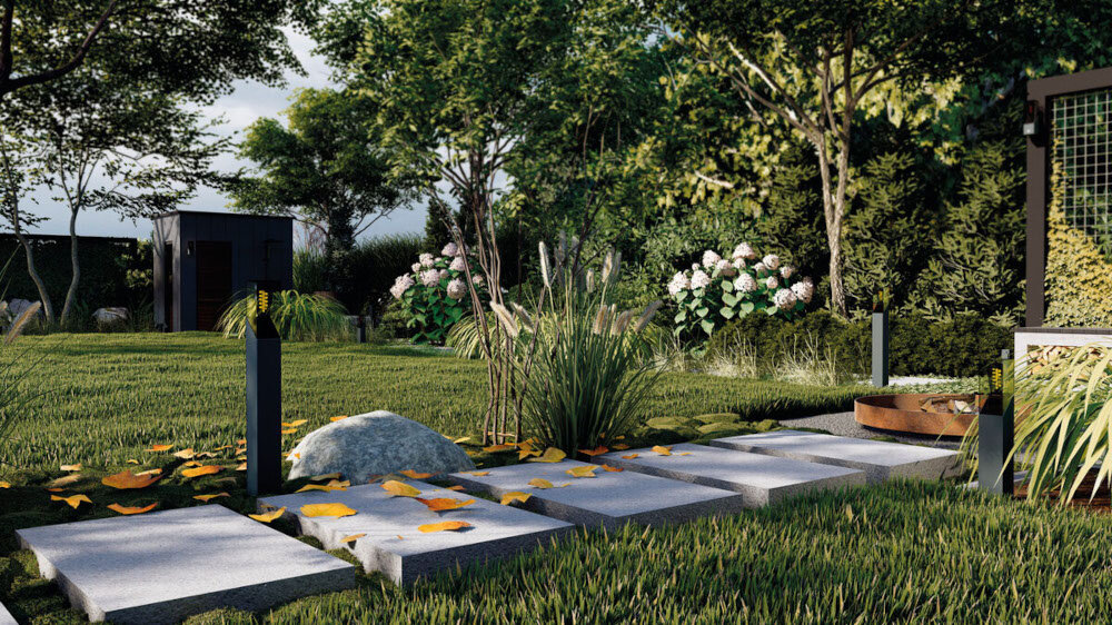 Oprawa ogrodowa KANLUX Laven 50 GR z wysokiej jakosci materialow odporne na warunki atmosferyczne klasa ochrony przed pylem i wilgocia IP44 elegancki design solidne wykonanie funkcjonalna estetyczna