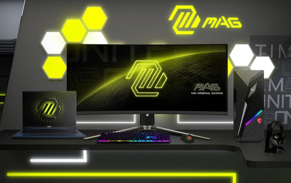 Monitor MSI MAG 341CQP QD-OLED 34 3440x1440px 175Hz 0.03 ms [GTG] Curved przełąnik KVM tryby konsole