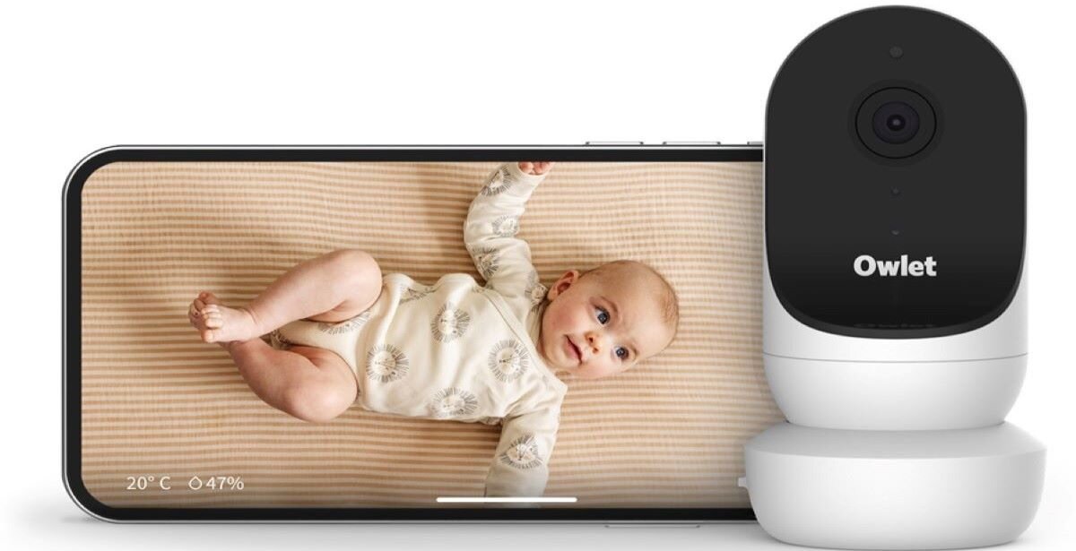 Niania elektroniczna OWLET CAM 2 HD wysoka Jakość tryb nocy powiadomienia o wykryciu dźwięku lub ruchu
