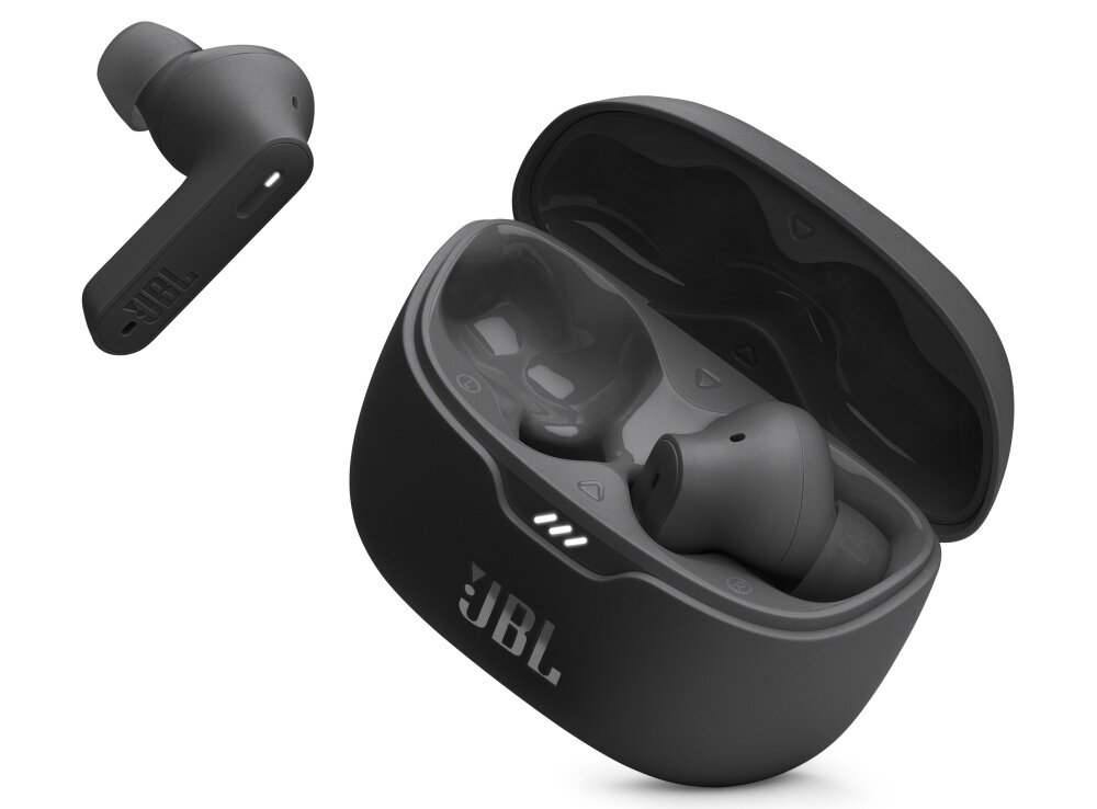 Słuchawki dokanałowe JBL Tune Beam design komfort lekkość dźwięk jakość wrażenia słuchowe ergonomia lekkość sport aktywność podróże czas pracy działanie akumulator