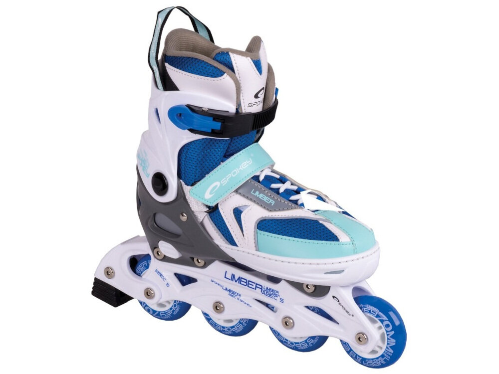 Łyżworolki SPOKEY Limber (rozmiar 33-36) do jazdy rekreacyjnej dla  dzieci doskonała  żywotność precyzyjne szwy wysokiej jakości materiały