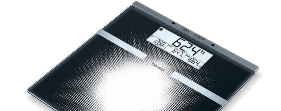 Waga BEURER BG 21 maksymalne obciazenie 180 kg wskaznik przeciazenia wagi wyposazenie