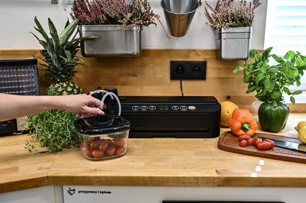 Zgrzewarka próżniowa KOHERSEN Matt Expert kilka trybów pracy, tryb syche/mokre/mokre+, tryb pulsacyjny, tryb zgrzewania