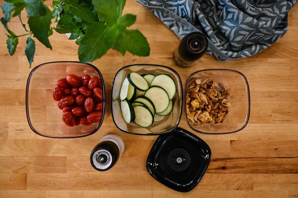 Zestaw pojemników na żywność KOHERSEN PPK 72803 3 sztuki pomaga zachować świeżość i smak, ławiejsze planowanie posiłków