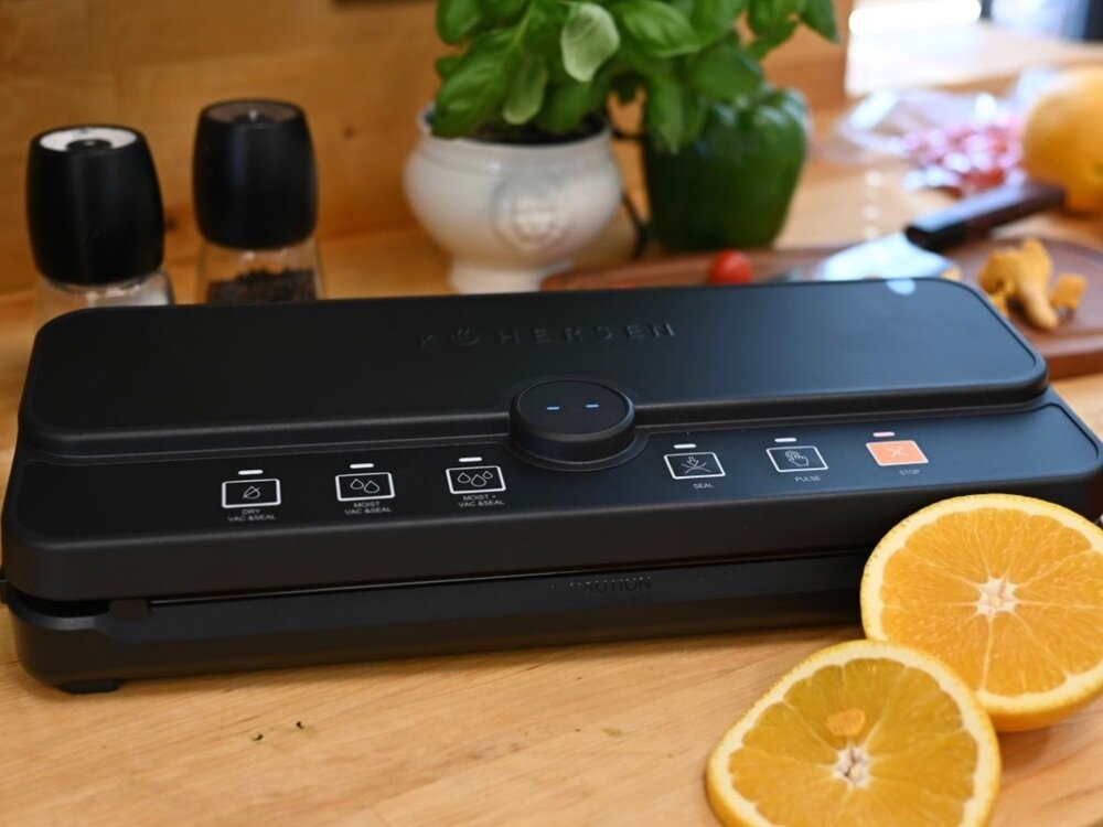 Zgrzewarka próżniowa KOHERSEN Matt Comfort minimalistyczny design, kompaktowe, ciche, łatwe w czyszczeniu