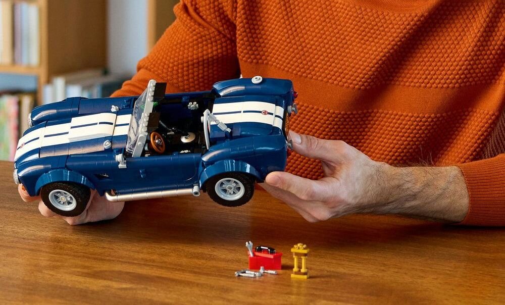 LEGO 10357 Icons Shelby Cobra 427 S-C elementy opis konstrukcji wiek
  