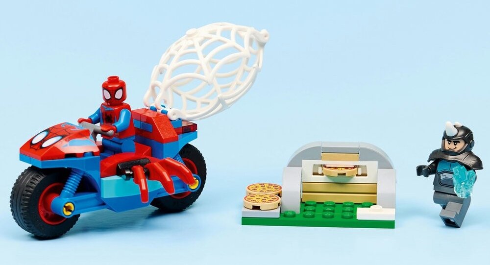 LEGO 11206 Marvel Spidey na motocyklu kontra Rhino    kv lifestyle początek opisu sekcja nagłówkowa