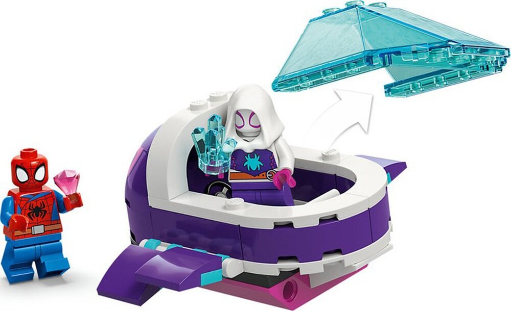 LEGO 11207 Marvel Spidey: podwodne pojazdy kolorowe ilustrowane instrukcje duże klocki startowe