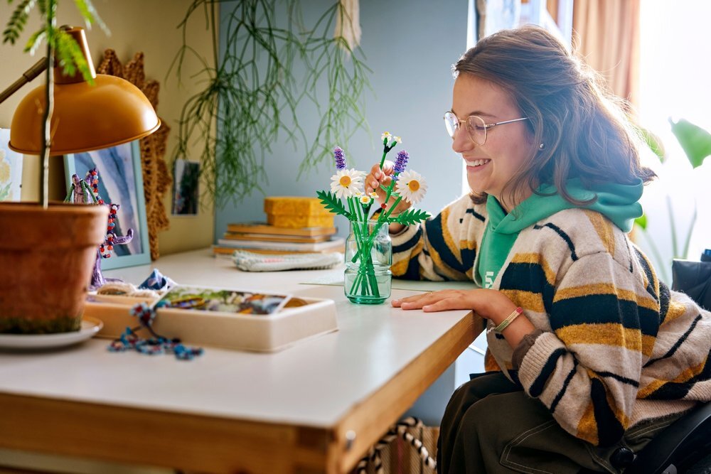 LEGO 11508 ICONS Stokrotki  bukiet kwiatów LEGO 