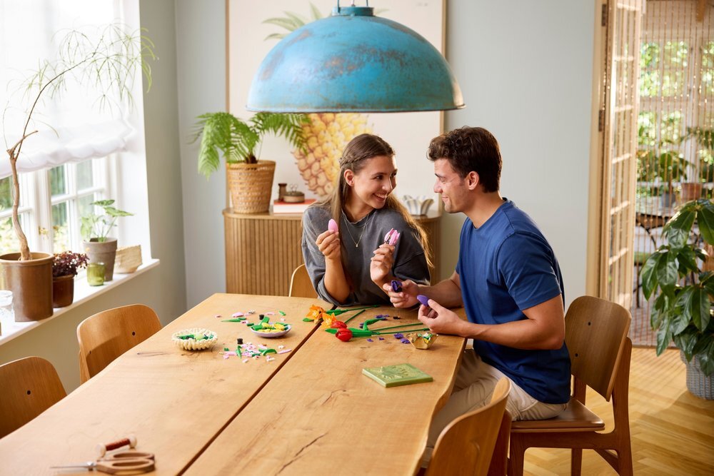 LEGO 11501 ICONS Bukiet tulipanów elementy opis konstrukcji wiek
   