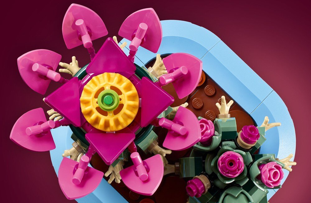 LEGO 11509 ICONS Kwitnący kaktus w pełnym rozkwicie różowe pąki