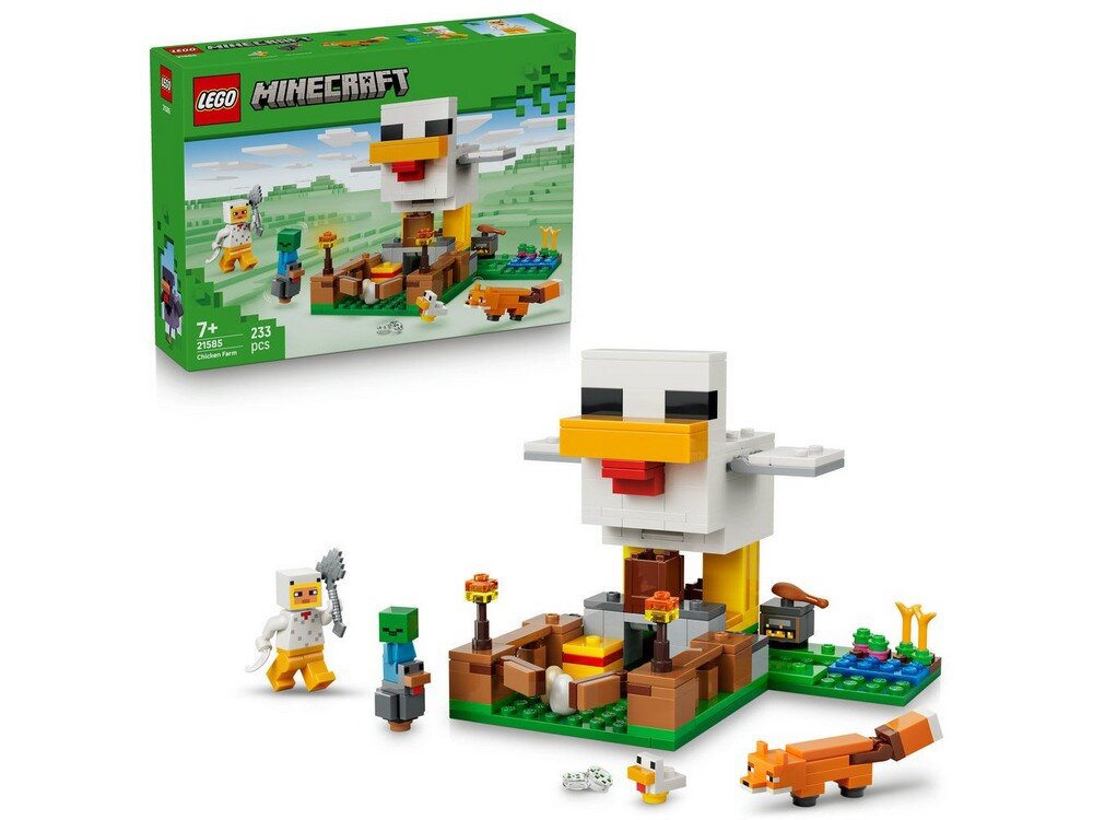 LEGO 21585 Minecraft Farma Kurczaków Zestaw 