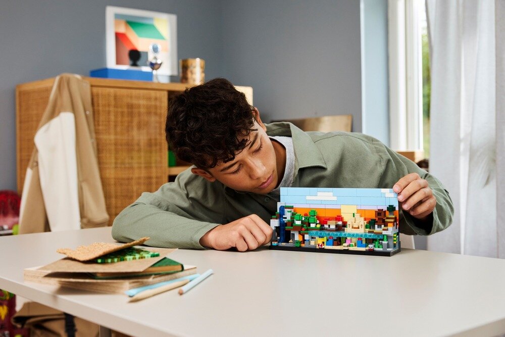 LEGO 21589 Minecraft Mini Biomes elementy opis konstrukcji wiek
 