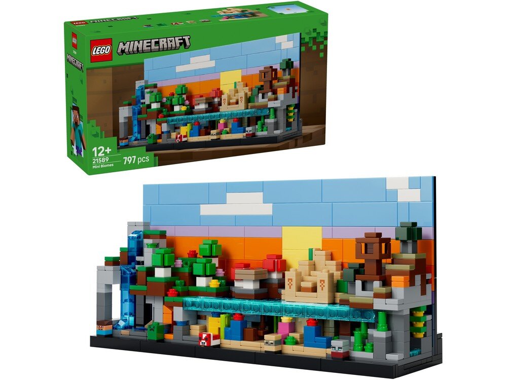 LEGO 21589 Minecraft Mini Biomes Zestaw 
