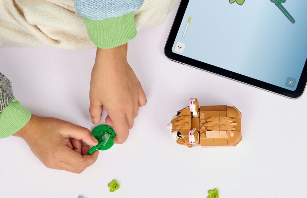 LEGO 31376 Creator Uroczy chomik z kwiatkiem zdolności manualne rozwój dziecka koordynacja umiejętności wyobraźnia 
 