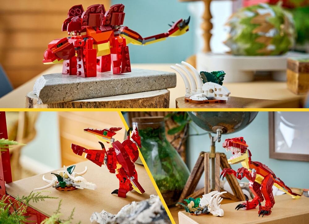LEGO 31379 Creator Dzikie zwierzęta groźny dinozaur  14 cm 283-elementow