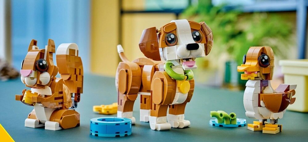 LEGO 31382 Creator Urocze zwierzątka: psotny szczeniaczek   kv lifestyle początek opisu sekcja nagłówkowa