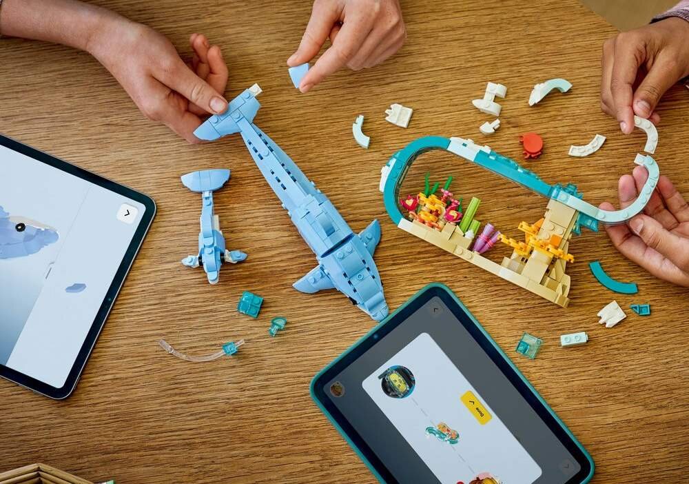 LEGO 31385 Creator Zwierzęta morskie: piękny delfin zdolności manualne rozwój dziecka koordynacja umiejętności wyobraźnia 
 