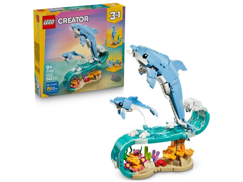LEGO 31385 Creator Zwierzęta morskie: piękny delfin Zestaw 