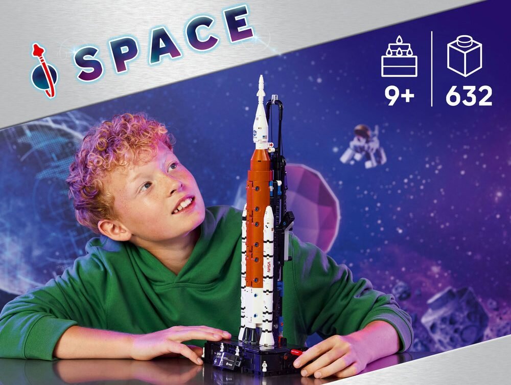 LEGO 42221 Technic Rakieta SLS NASA Artemis elementy opis konstrukcji wiek
