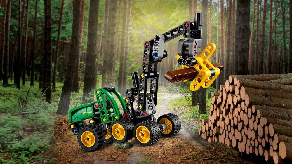 LEGO 42218 Technic John Deere 1470H Harwester kołowy    kv lifestyle początek opisu sekcja nagłówkowa