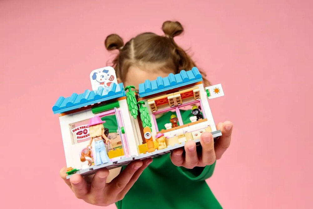 LEGO 42677 Friends Piekarnia z psimi przysmakami  elementy opis konstrukcji wiek
 