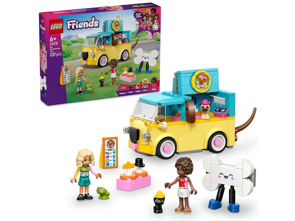 KLOCKI 42678 Friends Furgonetka z akcesoriami dla zwierząt Zestaw  