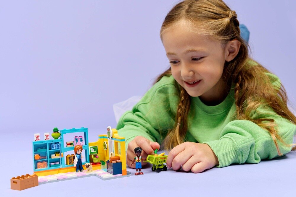 LEGO 42680 Friends Sklep spożywczy w mieście Heartlake  prezent serial internetowy LEGO Friends: Następny rozdział 
