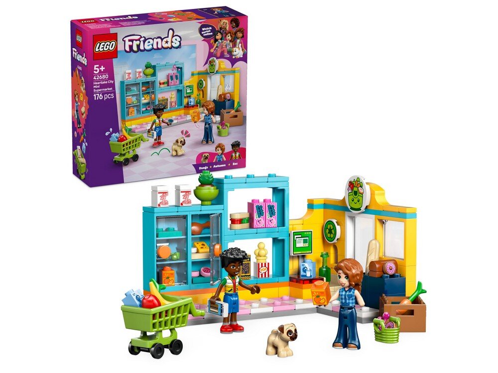 LEGO 42680 Friends Sklep spożywczy w mieście Heartlake  Zestaw  