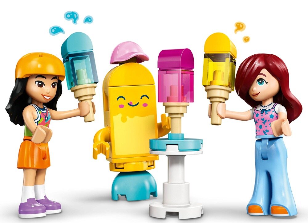 LEGO 42692 Friends Stoisko z lodami i balonami Minilaleczki Liann i Paisley 