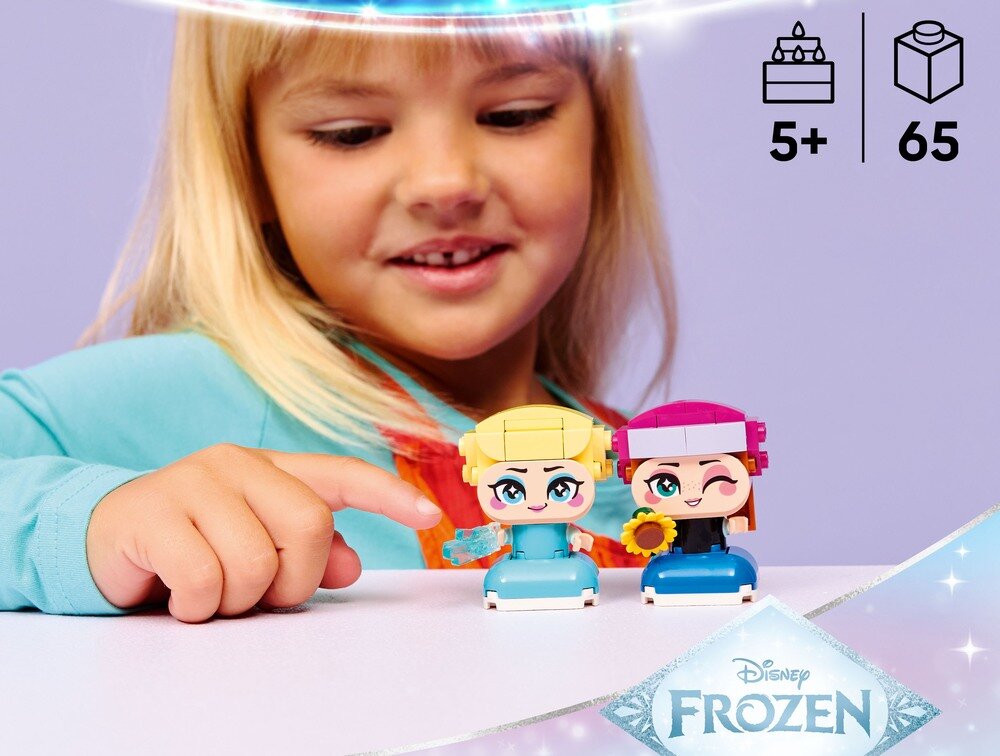 LEGO 43284 Disney Princess Mała Anna i Elza elementy opis konstrukcji wiek
 