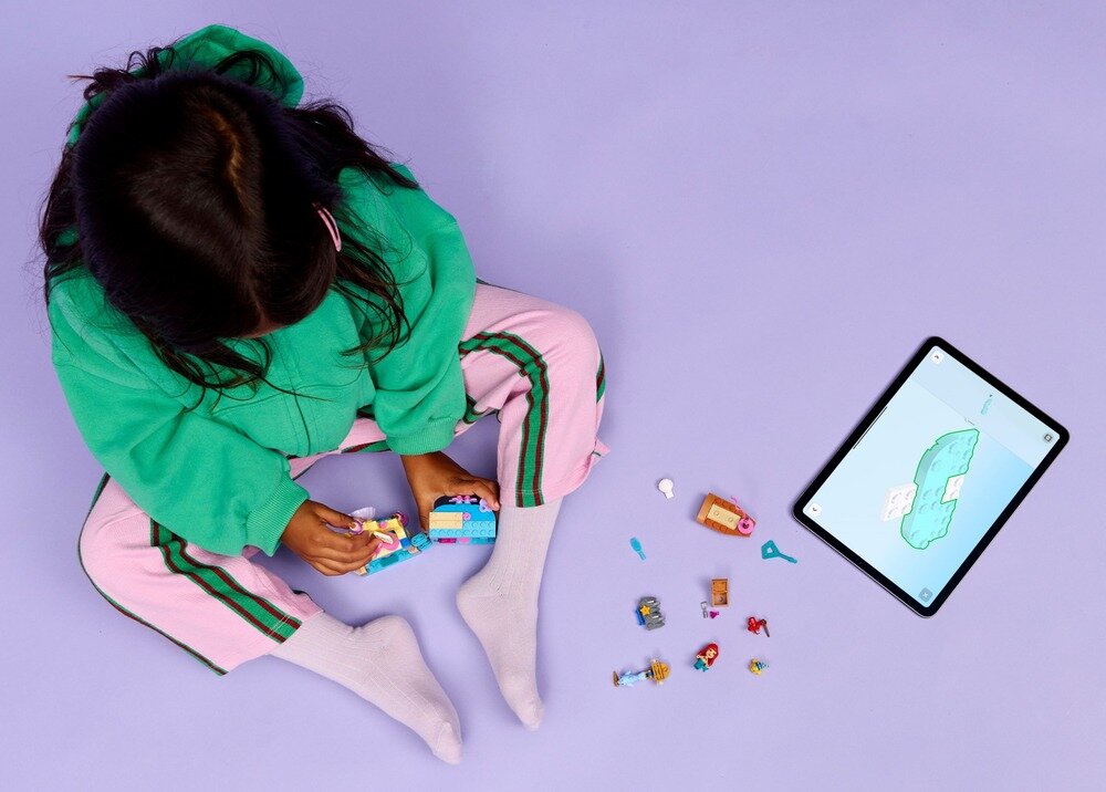 LEGO 43285 Disney Princess Magiczny minipałac Arielki zdolności manualne rozwój dziecka koordynacja umiejętności wyobraźnia 
  