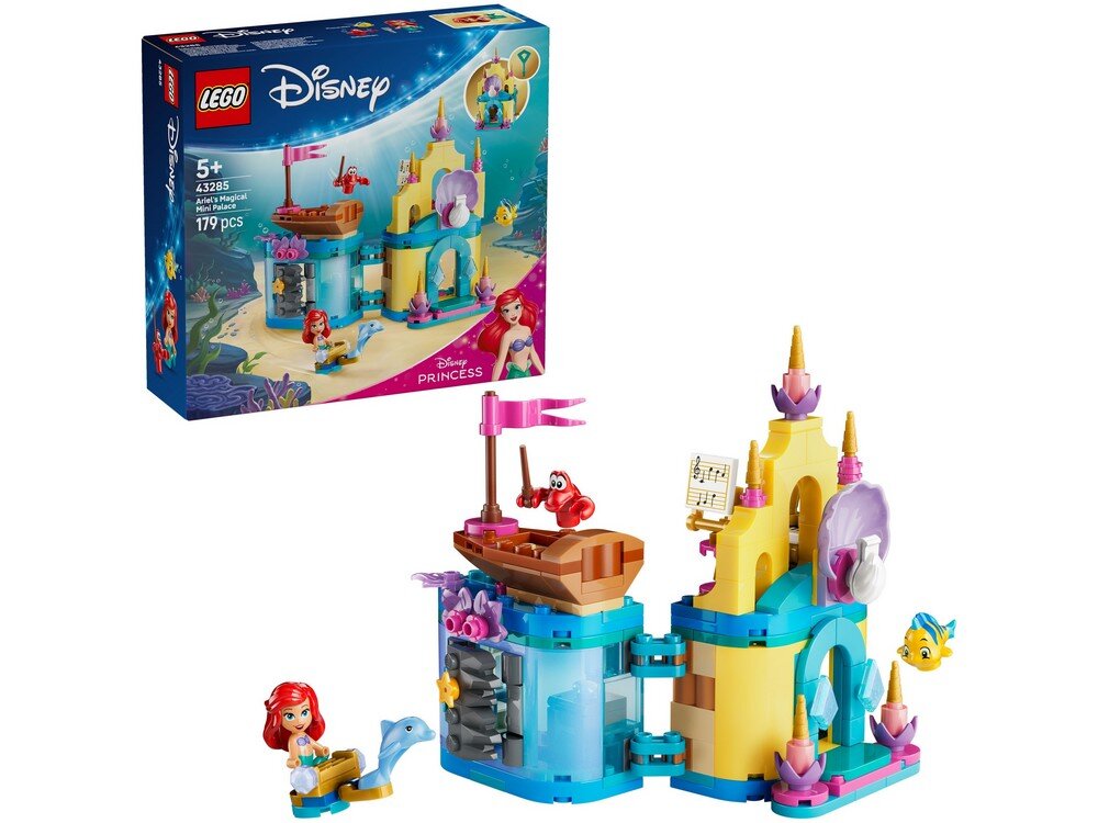 LEGO 43285 Disney Princess Magiczny minipałac Arielki  Zestaw 