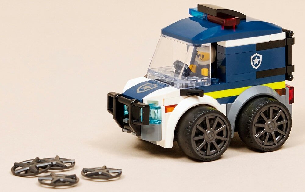 LEGO 60481 City Pojazdy — Ciężarówka policyjna   kv lifestyle początek opisu sekcja nagłówkowa