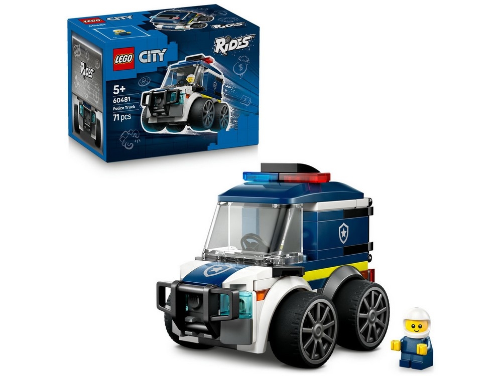 LEGO 60481 City Pojazdy — Ciężarówka policyjna Zestaw 