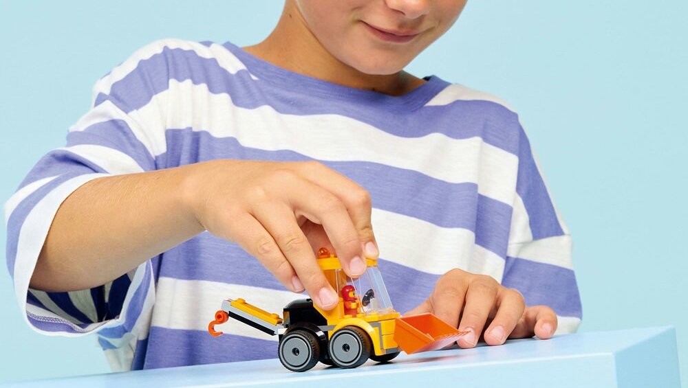 LEGO 60483 City Pojazdy — Ładowarka kołowa elementy opis konstrukcji wiek
 