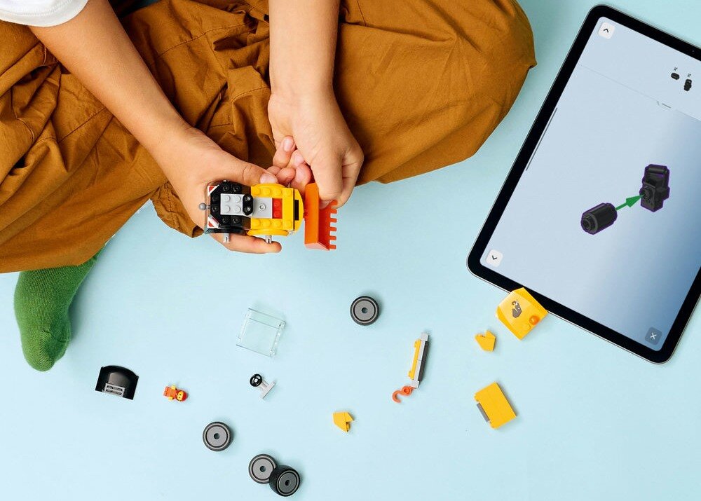 LEGO 60483 City Pojazdy — Ładowarka kołowa zdolności manualne rozwój dziecka koordynacja umiejętności wyobraźnia 
 