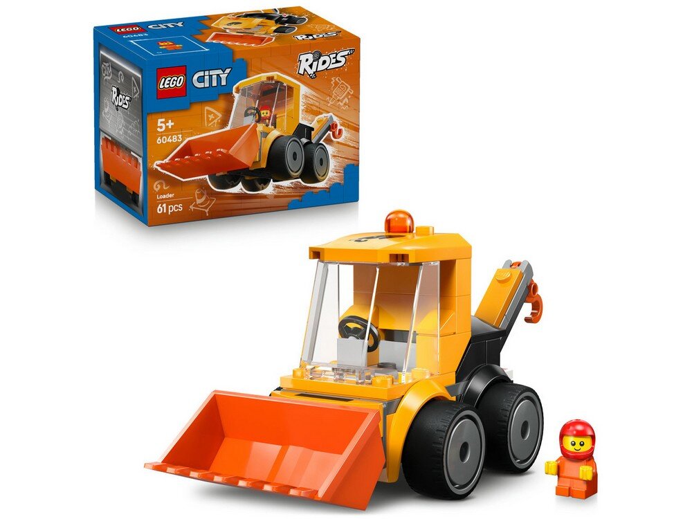 LEGO 60483 City Pojazdy — Ładowarka kołowa Zestaw 