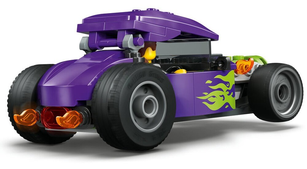 LEGO 60485 City Hot Rod 6 cm wysokości, 12 cm długości i 4 cm szerokości 