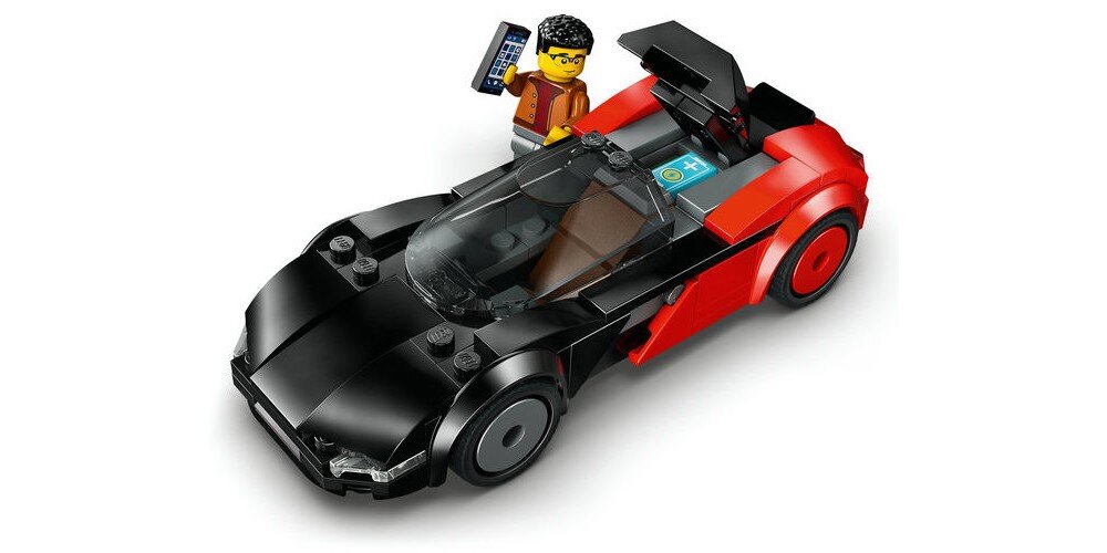 LEGO 60486 City Supersamochód elektryczny 4 cm wysokości, 13 cm długości i 5 cm szerokości  