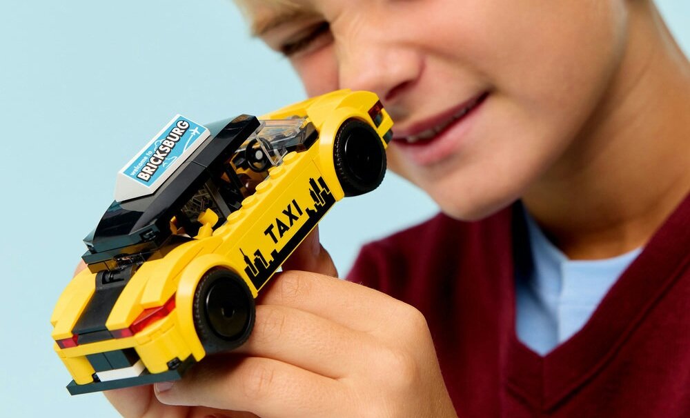 LEGO 60487 City Żółta taksówka  prezent seria kolekcja 