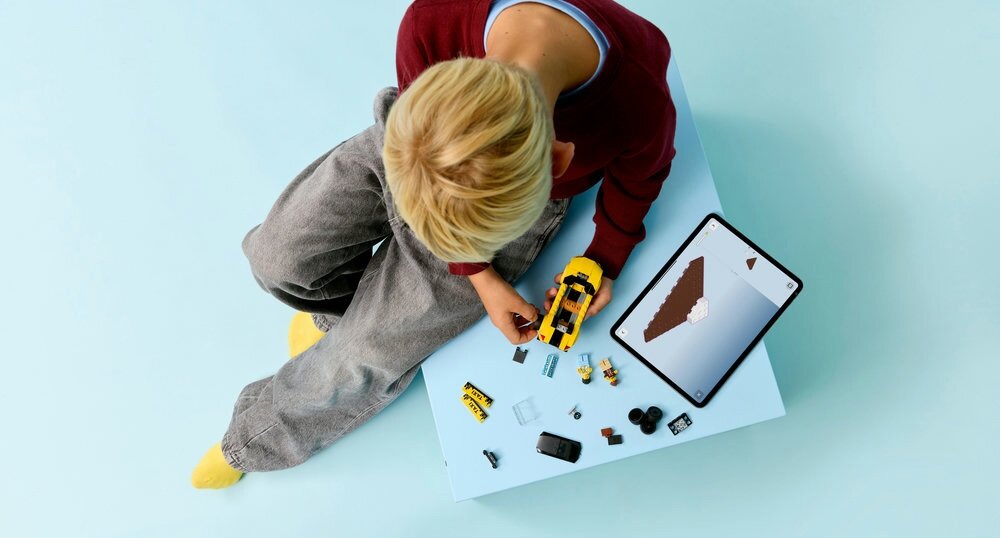 LEGO 60487 City Żółta taksówka zdolności manualne rozwój dziecka koordynacja umiejętności wyobraźnia 
 