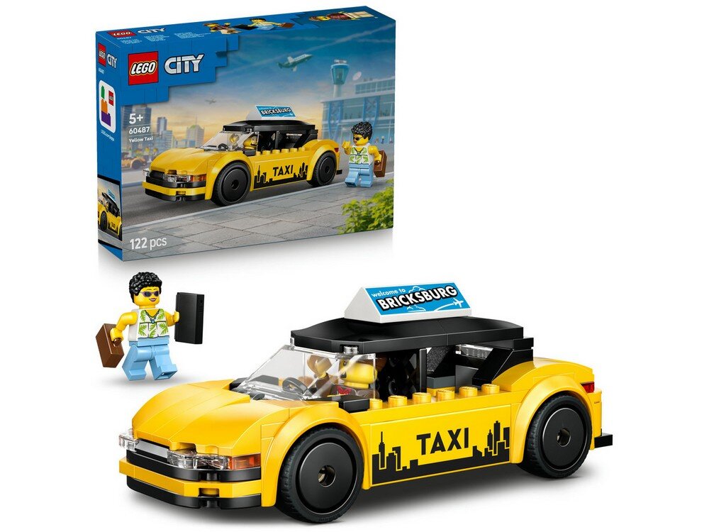 LEGO 60487 City Żółta taksówka Zestaw 