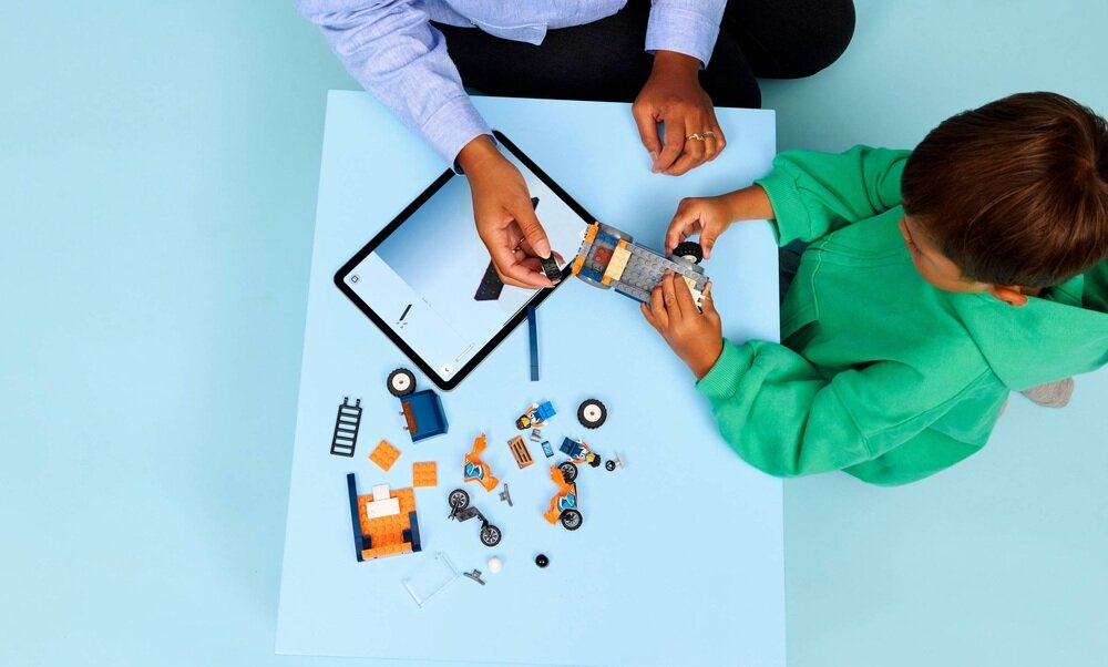 LEGO 60491 City Laweta dla motocykli zdolności manualne rozwój dziecka koordynacja umiejętności wyobraźnia 
  