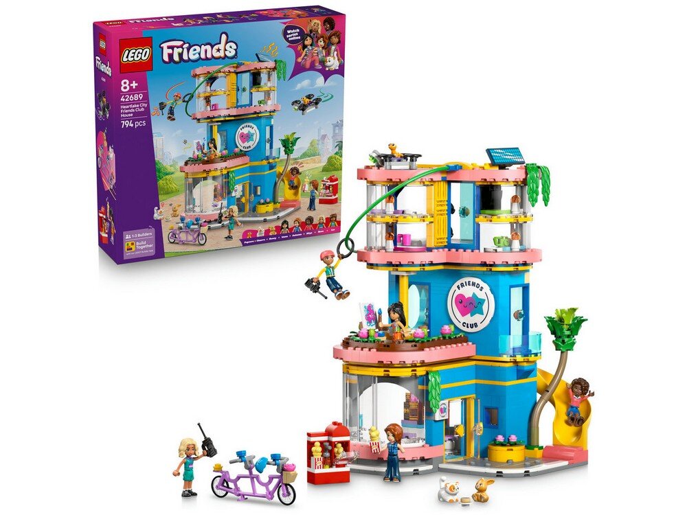 LEGO 42689 Friends Domek klubu przyjaciół z Heartlake Zestaw 