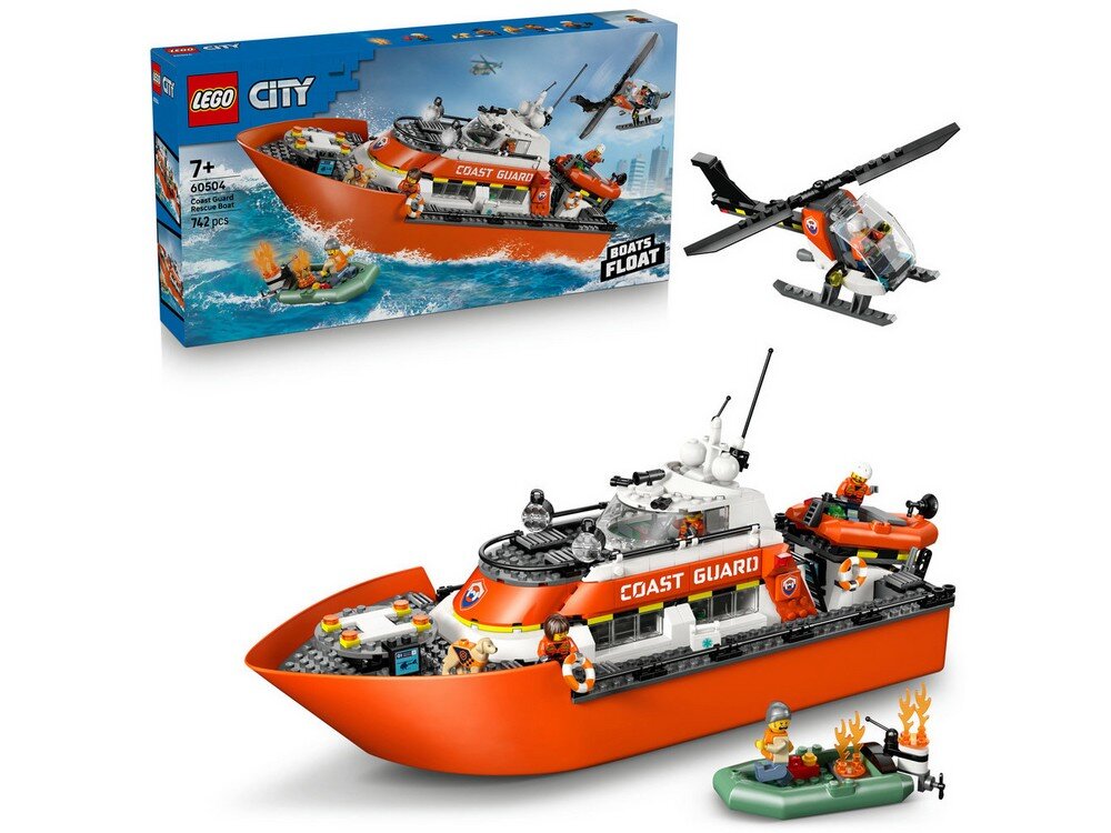 LEGO 60504 City Łódź ratunkowa i helikopter straży przybrzeżnej  Zestaw 