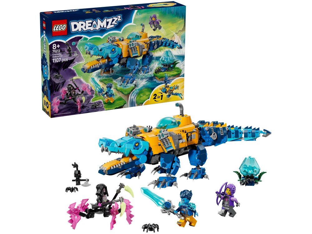 LEGO 71512 DREAMZzz Krokodylołódź podwodna  Zestaw 