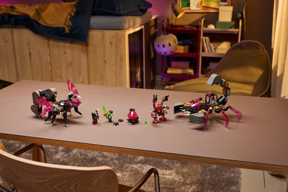 LEGO 71513 DREAMZzz Koszmarna skorpionowa koparka sześcionożny potwór biomechaniczna osa 